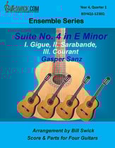 Bill Swick's Year 4, Quarter 1 - Advanced Ensembles for Quartets Guitar and Fretted sheet music cover